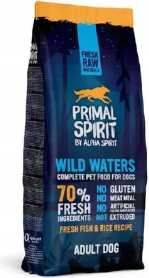 Produktbild von PRIMAL SPIRIT Wild Waters - halbfeuchtes Hundefutter - 12 kg