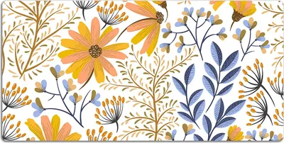 Produktbild von Schreibtischmatte Tischunterlage 100x50 cm Mauspad - Pastellwiese.