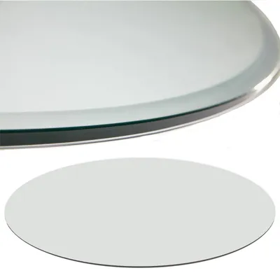 Obrázok produktu pre Sklenená doska 60 cm s fazetovým brúsením - Ochranná doska - ESG bezpečnostné sklo