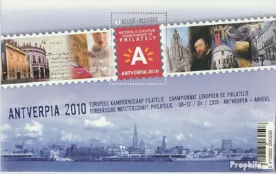 Produktbild von Briefmarken Belgien 2010 Mi Block151 (kompl.Ausg.) postfrisch Briefmarkenausstellung