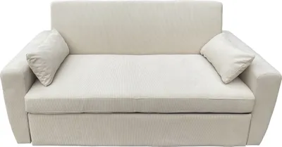 Produktbild von Beigefarbenes 2-Sitzer-Cord-Couch-Sofa MATT