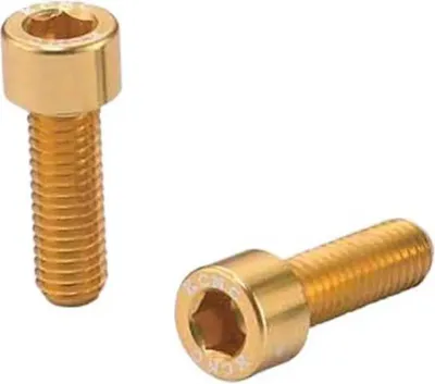 Produktbild von Kcnc Flaschenhalter Schrauben Golden 5 x 15 mm Golden 5 x 15 mm