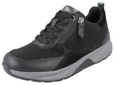 Zdjęcie produktu dla Gabor ROLLINGSOFT buty damskie - wygodne sznurowane buty sportowe czarne NOWOŚĆ