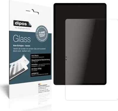 Produktbild von 2x Schutzfolie für Samsung Galaxy Tab S8 Plus matt - Anti-Shock 9H Folie dipos Glass Kunststoffglas