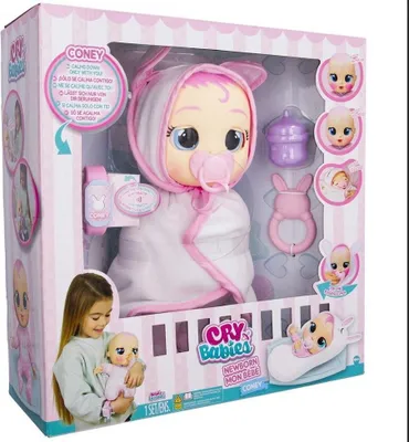 Zdjęcie produktu dla IMC Toys Cry Babies 911284, Lalka dziecko, Damski, 1,5 lat(a), Dziewczyna, Brzmienie, 300 mm