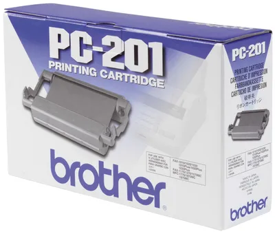 Immagine prodotto di Brother® PC201 Brother® rotoli a trasferimento termico nero, 420 pagine, PC201