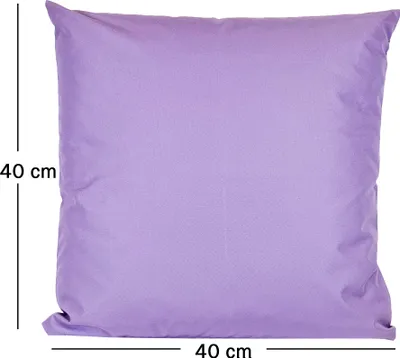 Produktbild von JACK 1x 40x40cm Outdoor Kissenhülle Bezug Lounge Garten Einfarbig, Farbe:Flieder