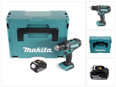 Produktbild von Makita DDF 482 M1J Akku Bohrschrauber 18 V 62 Nm + 1x Akku 4,0 Ah + Makpac - ohne Ladegerät