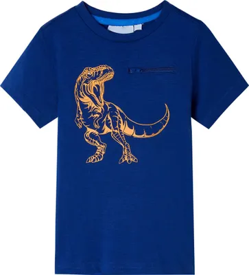 Produktbild von Kinder-Kurzarmshirt Dunkelblau 128