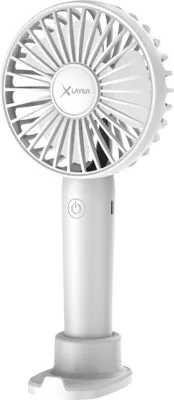 Produktbild von Xlayer Handventilator Tischventilator tragbar wiederaufladbar Handyhalterung
