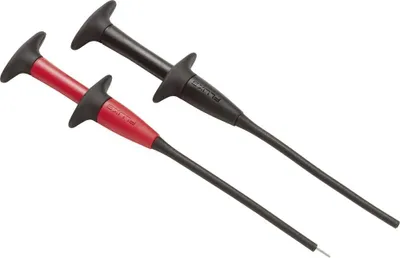 Produktbild von Fluke Sicherheits-Prüfspitzen-Set Steckanschluss 4 mm CAT III 1000 V, CAT IV 600 V Schwarz, Rot AC288 (4617784)