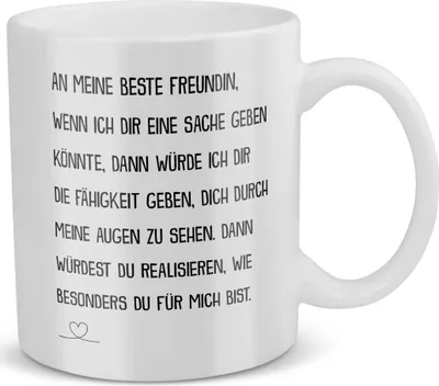Produktbild von 22Feels Beste Freundin Geschenk BFF Tasse Geburtstag Weihnachten Kaffeetasse Freundinnen Haferl Freundschaft Frauen Geschenkidee Unbiologische Schwester