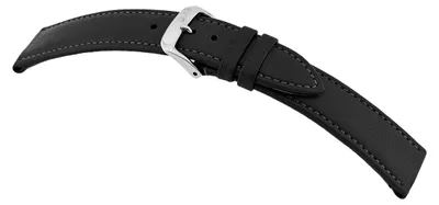 Produktbild von Happel Lederband Fairfield 22mm schwarz BIO