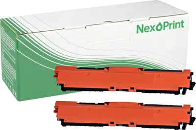 Produktbild von NexoPrint CE310AD 126A Doppelpack schwarz Toner kompatibel mit HP Color LaserJet Pro CP1026Nw CP1027Nw CP1028Nw 3800 Seiten