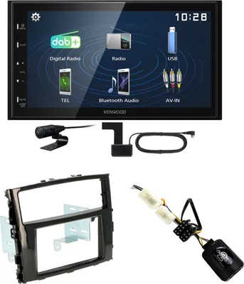 Produktbild von Kenwood DMX129DAB DAB+ Bluetooth USB Einbauset für Mitsubishi Pajero ab 2015