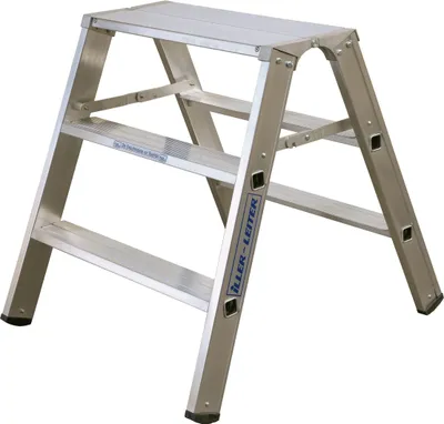 Produktbild von Iller Aluminium Montagebock Arbeitstritt 2x2 Stufen