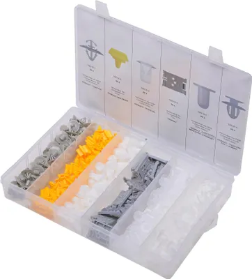 Productafbeelding van SW-Staal S8018 Assortiment bevestigingsclips, 300 stuks