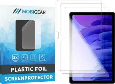 Produktbild von Mobigear  Samsung Galaxy Tab A7 (2020) Displayschutz Schutzfolie - Hüllenfreundlich (3er Pack)