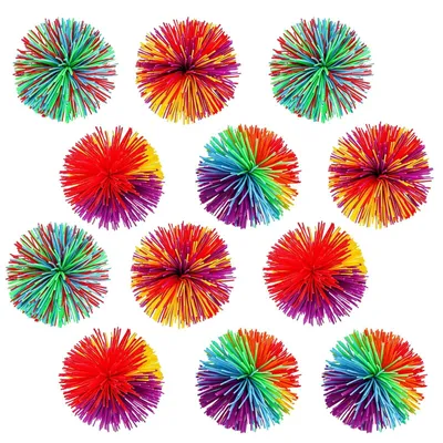 Produktbild von Set aus 12 sensorischen Fidget-Bällen zur Stressreduzierung