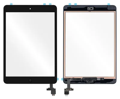 Produktbild von Ersatz Touchscreen für Apple iPad Mini der 1. und 2. Generation, Schwarz
