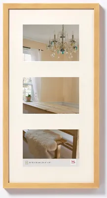 Obrázok produktu pre Omgoods – Rám na fotografie z prírodného dreva – 10x15 cm