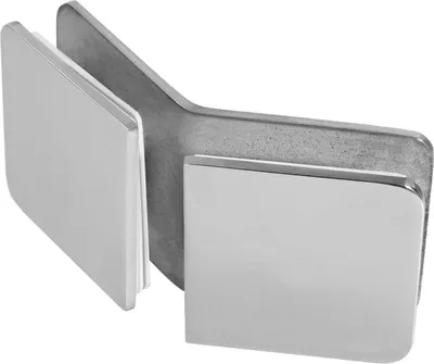 Produktbild von Edelstahl Chrom Glashalter 8mm 8,38mm 8,76mm 10mm Klemmhalter Glasklemme Glas G