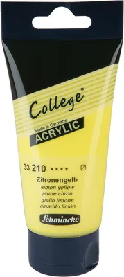 Produktbild von Schmincke 75ml College Acryl Zitronengelb Acryl 33 210 013 ***