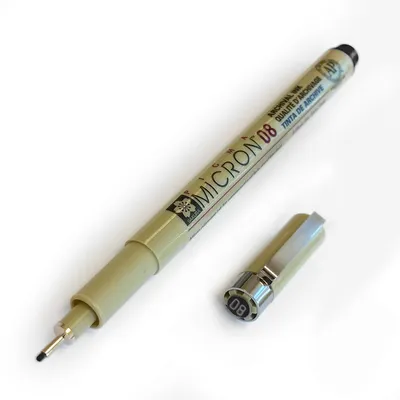Obrázok produktu pre Sakura Pigma Micron – Permanentné fixky s jemnou špičkou – Balenie 3 kusov – XSDK08-0,5 mm – Čierna