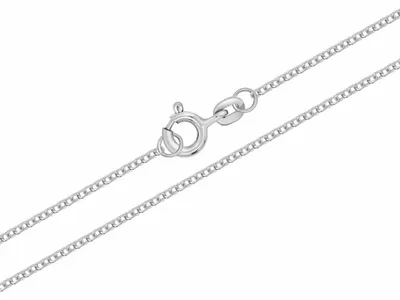 Produktbild von Anker CN007W silberne Kette - Lä nge: 40 cm