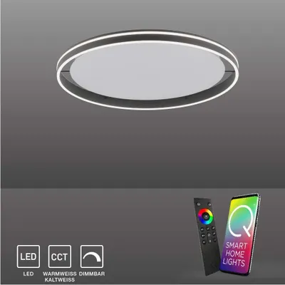 Obrázek produktu pro LED stropní svítidlo Q-Vito Ø 79cm CCT antracitová barva