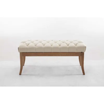 Produktbild von Sitzbank Ramses Kunstleder antik-hell 100 - creme
