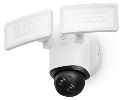 Produktbild von Eufy SoloCam S340, IP-Sicherheitskamera, Innen & Außen, Kabellos, Decke/Wand, Weiß, Glühbirne