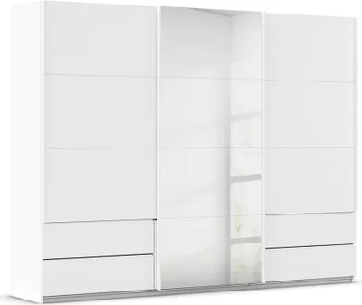 Produktbild von Schwebetürenschrank Elara mit Spiegel | alpinweiß