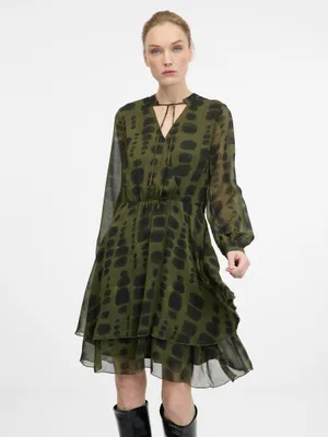 Produktbild von Orsay Grünes knielanges Damenkleid 1001173851000__42