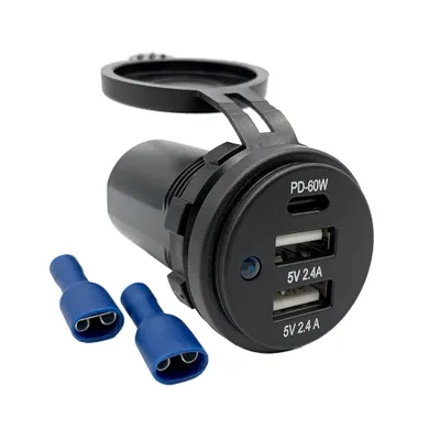 Produktbild von Offgridtec USB Doppelsteckdose USB-A / USB-C 5V