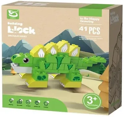 Obrázek produktu pro Stavebnice dinosaura, 41 dílů – Trifox