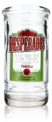 Produktbild von Desperados Bier Windlicht Teelicht aus Bierflasche geformt Relief