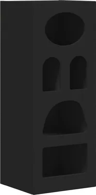 Image de Buffet Noir 40 x 35 x 100,5 cm Bois d'ingénierie