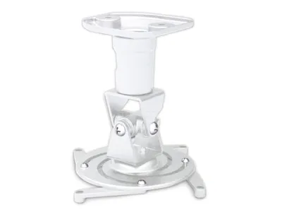 Image de Support de projecteur PureMounts pour montage au plafond (PM-Spider-Plus-W), inclinable à 25° et pivotant à 360° - Distance au plafond : 22 cm, charge maximale : 15 kg, entraxe des trous : 180-310 mm, noir