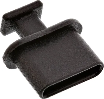 Image de InLine® 59948M Protège-poussière, pour USB Typ-C prise femelle, noir, par 50