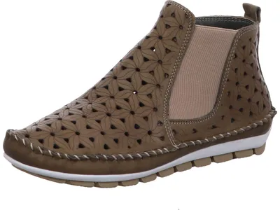 Produktbild von Gemini Damen Stiefelette mit floralem Muster und herausnehmbarer Decksohle 38251