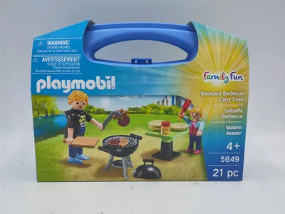 Produktbild von PLAYMOBIL 5649 Grill Koffer Papa beim grillen zum Mitnehmen Grillparty  Barbeque