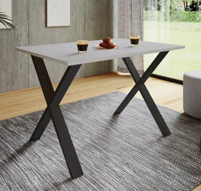 Produktbild von VCM Premium Holz Esstisch | H. 76 x B. 140 x T. 80 cm | Küchentisch Speisetisch Tisch Xona X