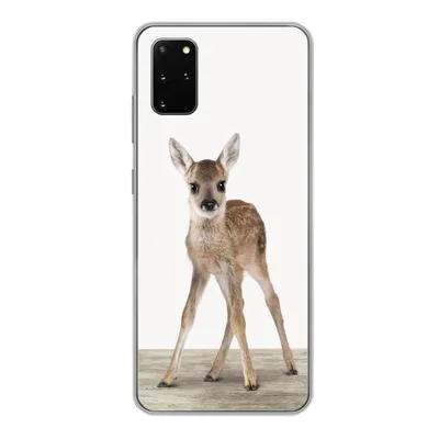 Produktbild von MuchoWow® Handyhülle Schutzhülle Hülle für Samsung Galaxy S20 Plus Hirsche - Baby-Hirsche - Tiere - Mädchen - Jungen - Kinder Silikon Softcase Handy Hülle - Hartschale