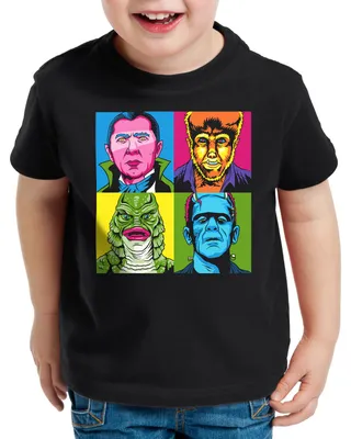 Produktbild von style3 Pop Monster T-Shirt für Kinder