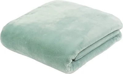 Produktbild von Kuscheldecke 100% Polyester Premium Cashmere Feeling 180 x 220 cm - Aqua (55)