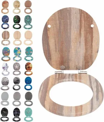 Produktbild von Famanu WC-Sitz mit Softclose-Mechanismus - Hochwertiges MDF