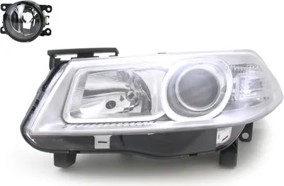 Produktbild von Scheinwerfer passend für Renault Megane II 01/2006- H7 H1 Li. + Nebelsc. 7701063218 260603054R 8200074008 6202E1 00006202E1 6710027 000 Johns