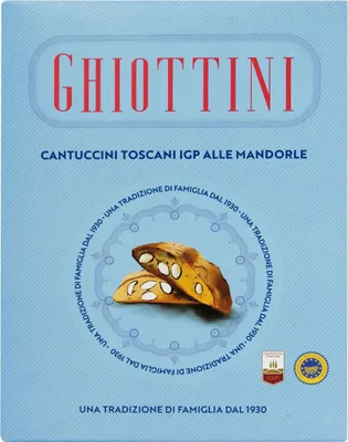 Produktbild von Ghiottini Cantuccini Toscani IGP Mandel Gebäck 200 g
