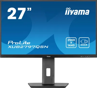 Zdjęcie produktu dla Iiyama 68.5Cm (27")   Xub2797Qsn-B2 16:9  Hdmi+Dp+Usb-C